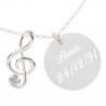 Personalizzato pavimento chiave collana