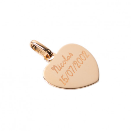 Ciondolo cuore placcato oro Ciondolo cuore placcato oro