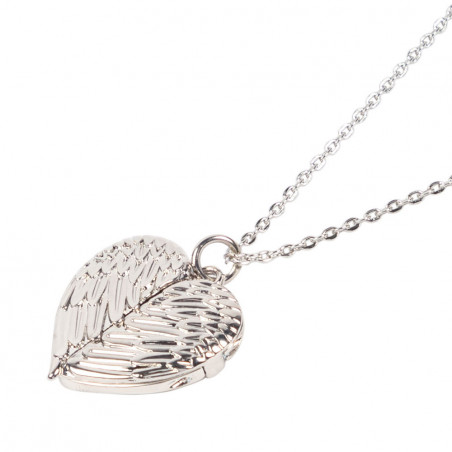 Pendente medaglione angelo cuore