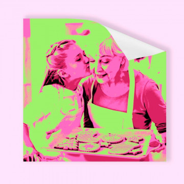 Poster pop art personalizzato ad alta definizione