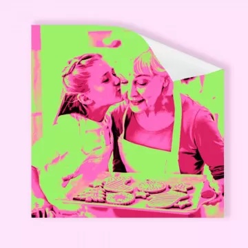 Poster pop art personalizzato ad alta definizione