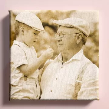 Pittura fotografica artistica su telaio in legno