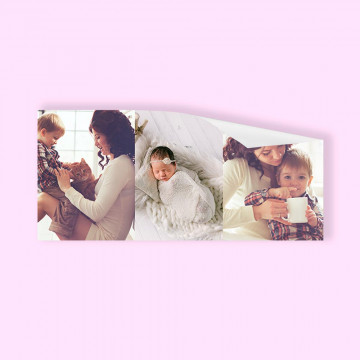 Poster foto personalizzabile collage in formato panoramico