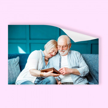 Poster rettangolare personalizzato di alta qualità con foto