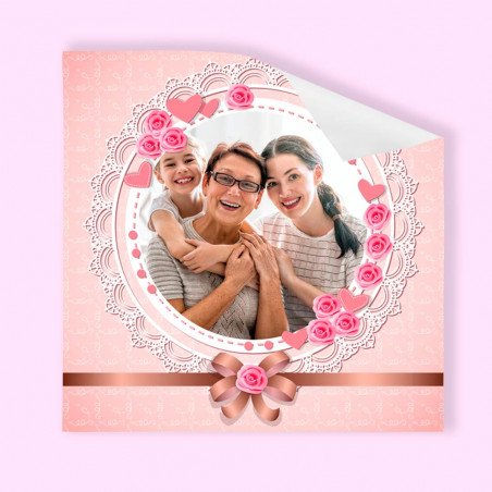 Poster di cuore pastello personalizzato