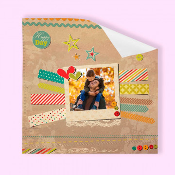 Poster fotografico con editing vintage