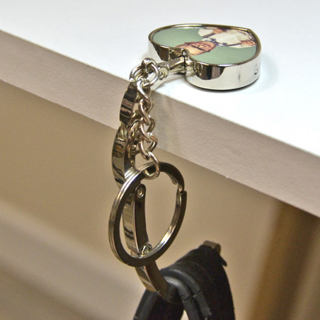 Portachiavi cuore uncinetto borsa personalizzata Portachiavi cuore uncinetto borsa personalizzata