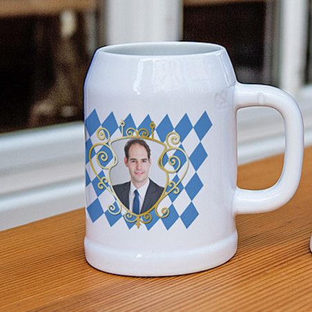Tazza di birra foto personalizzata