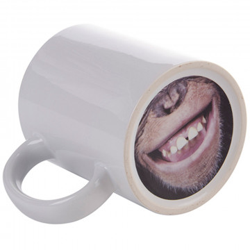 Mug personalizzato scimmia sorriso foto