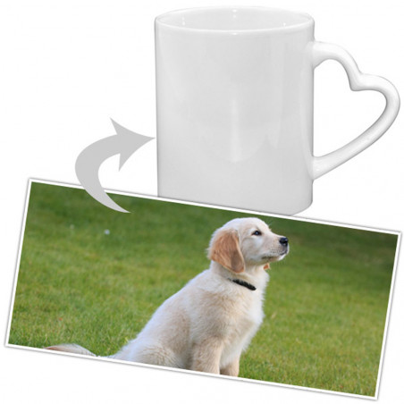 Mug cuore stampato foto Mug cuore stampato foto