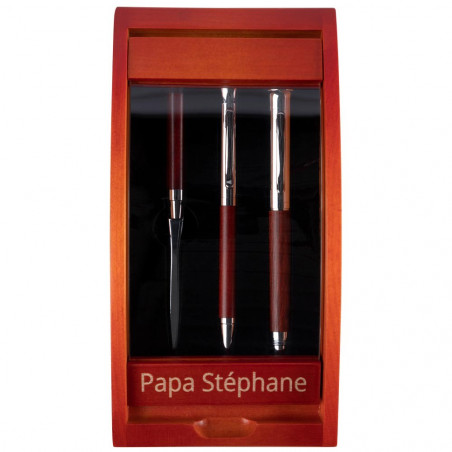 Box penne Deluxe per scrivania personalizzata Box penne Deluxe per scrivania personalizzata