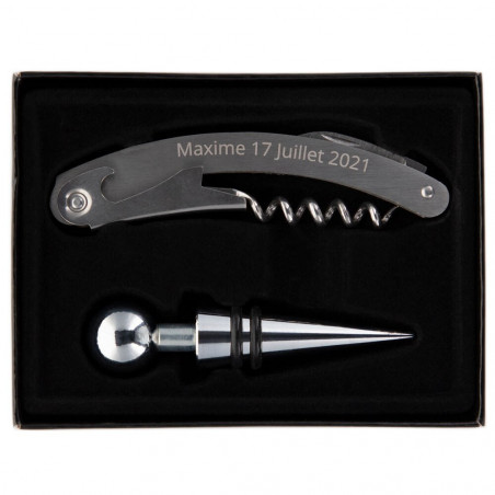 Box tira spina e tappo vino personalizzabile Box tira spina e tappo vino personalizzabile