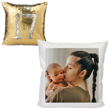 Cuscino scintillante in oro personalizzato Cuscino scintillante in oro personalizzato