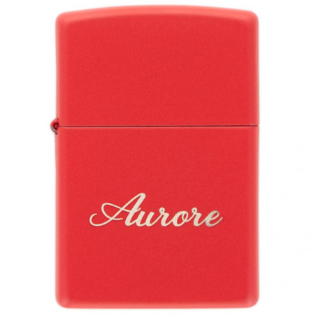 Zippo rosso opaco Zippo rosso opaco