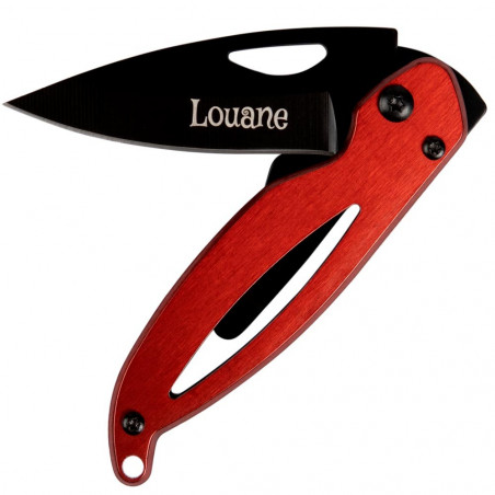 Coltello in metallo rosso personalizzato Coltello in metallo rosso personalizzato