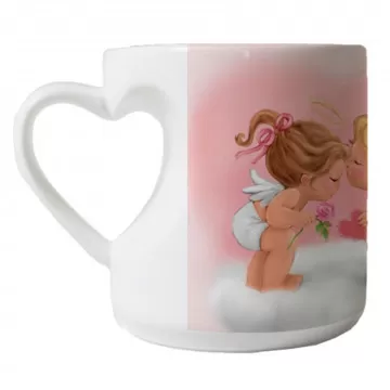 Tazza cuore personalizzata con foto