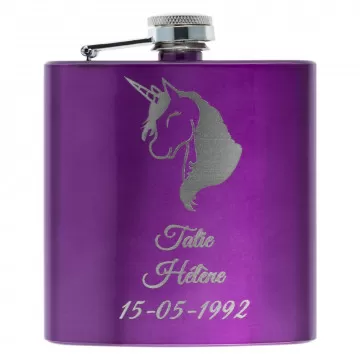 Flask viola inciso