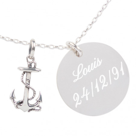 Ciondolo di ancoraggio marino personalizzato Ciondolo di ancoraggio marino personalizzato