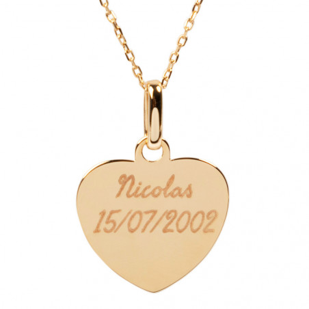 Collana con cuore personalizzato Collana con cuore personalizzato