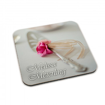 Sottobicchiere flessibile con montaggio foto