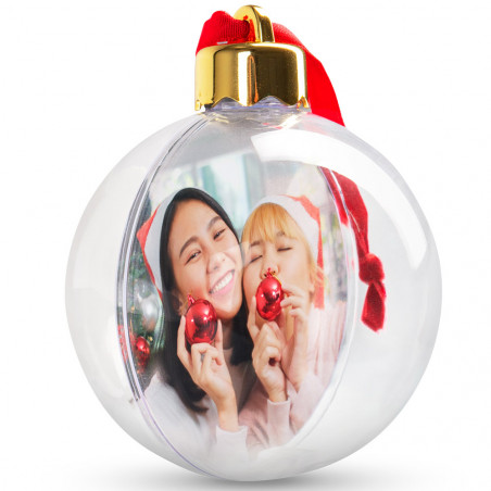 Palla di Natale personalizzato foto Palla di Natale personalizzato foto