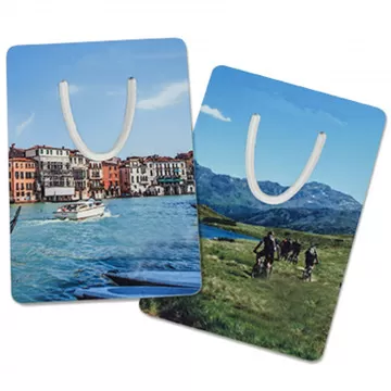 Marca pagina fotografica personalizzata in alluminio