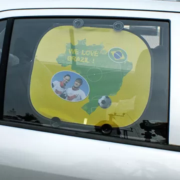 Parasole per auto personalizzabile collage con foto