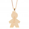 Collana bambino placcato oro