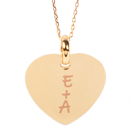 Ciondolo cuore placcato oro Ciondolo cuore placcato oro