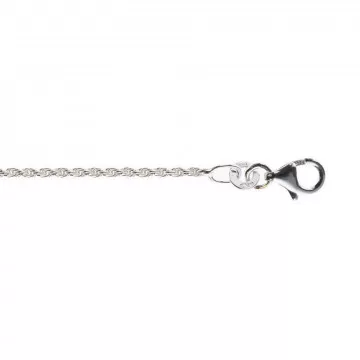 Catena di corda per adulti 50cm argento 925