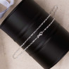 Catena Figaro 50 cm argento 925/000