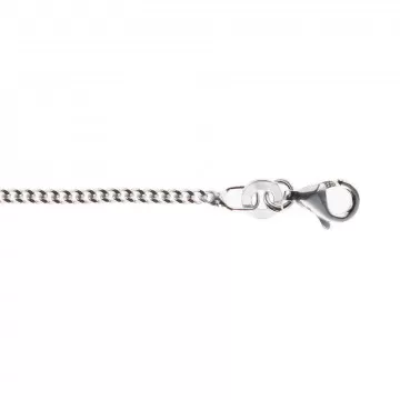 Catena 50cm argento maglia gourmette 925/000