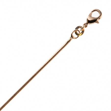 Catena 50 cm serpente placcato oro giallo