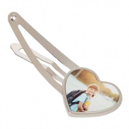 Pinze capelli cuore stampato foto Pinze capelli cuore stampato foto