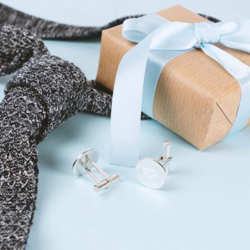 Gemelli rotondi incisi | Gemelli personalizzati