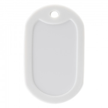 Protezione cane tag bianco