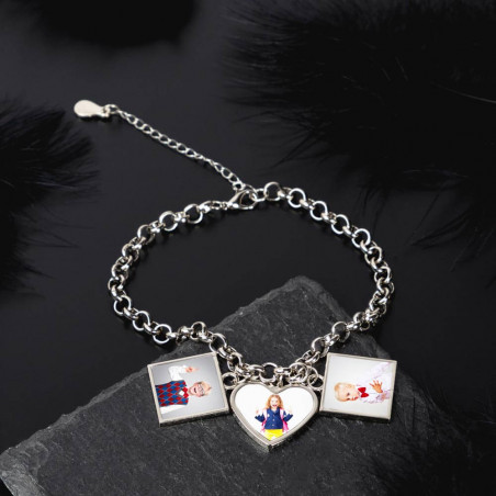 3 foto bracciale stampato 3 foto bracciale stampato
