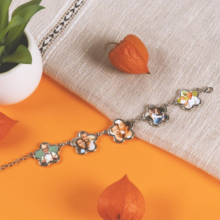 Bracciale 5 fiori fotografici Bracciale 5 fiori fotografici