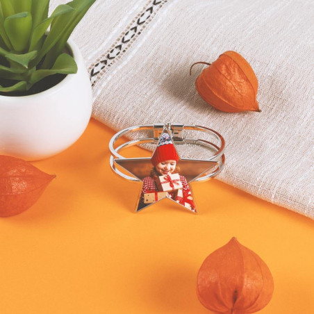 Bracciale anello a stella personalizzato Bracciale anello a stella personalizzato
