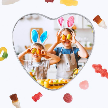 Scatola di caramelle cuore personalizzata Scatola di caramelle cuore personalizzata