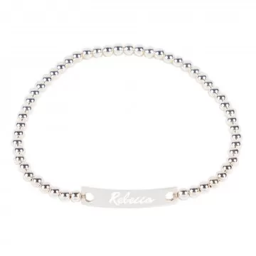 Bracciale personalizzato per tallone inciso