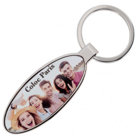 Portachiavi ovale personalizzato Portachiavi ovale personalizzato