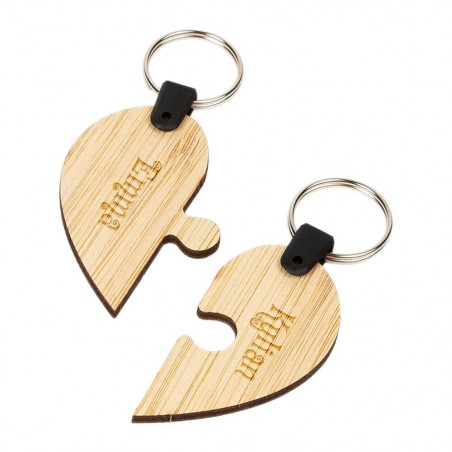 2 porta chiave per separare incisione testo in legno 2 porta chiave per separare incisione testo in legno