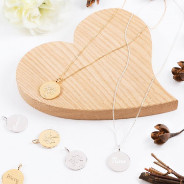Collana argento albero di vita personalizzata | Collana personalizzata