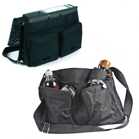 Grande borsa nera personalizzabile Grande borsa nera personalizzabile