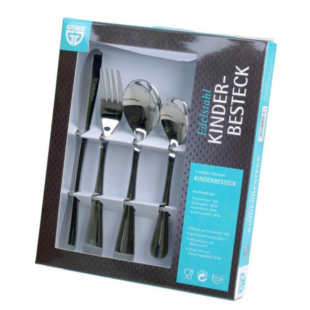 Posate in acciaio inossidabile di qualità tedesca per bambini Posate in acciaio inossidabile di qualità tedesca per bambini