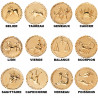 segno zodiacale oro placcato