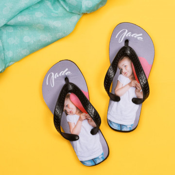 Sandali con foto personalizzate per bambini