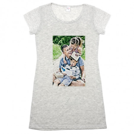 Camicia notte donna grigio porcellana Camicia notte donna grigio porcellana