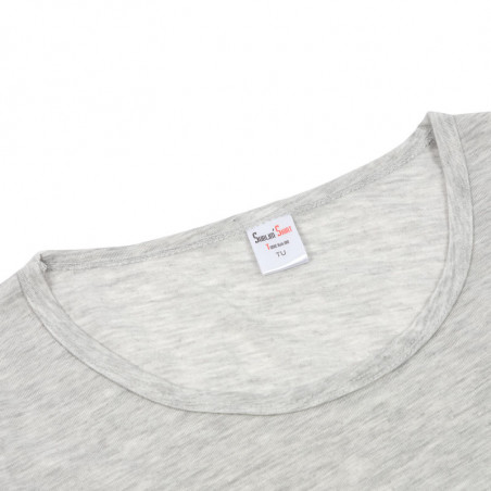 Maglia in poliestere grigio Maglia in poliestere grigio